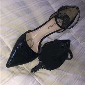 Sam & Libby Black with Spikes on Heel